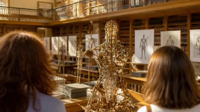 Exposição de Sara Bichão na Biblioteca Pública de Évora traz corpo, memória e materiais do quotidiano