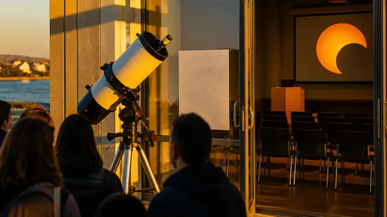 Fábrica Ciência Viva promove observação solar e palestra sobre eclipses com especialista brasileiro