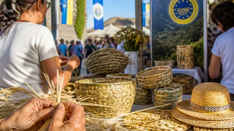 Fafe leva entrançados de palha às feiras de Guimarães e Vila do Conde