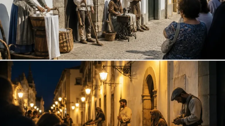 Festival de Estátuas Vivas volta ao centro histórico de Santarém com tema 'Profissões Antigas'