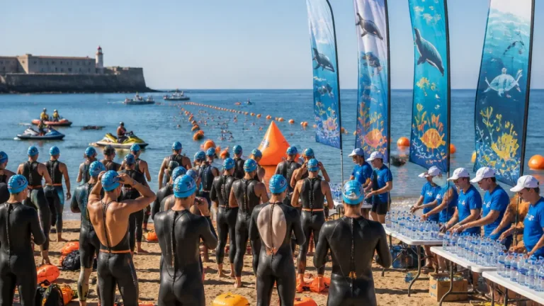 Figueira da Foz acolhe Global Ocean com 215 nadadores e reforço de segurança no areal