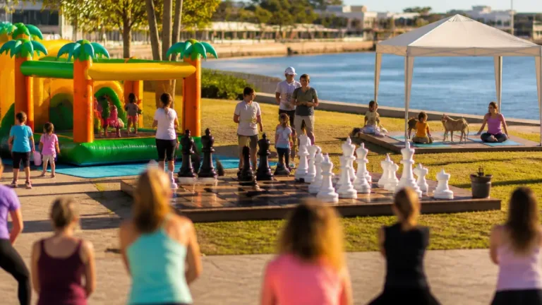 Fim de semana no Seixal com mexe-t’Amora, xadrez gigante e Goat Yoga