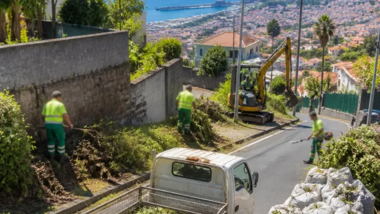 Funchal intensifica limpeza de terrenos municipais e já abrange 30.000 m²