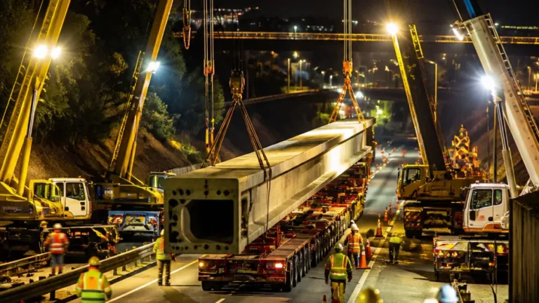 Fundão: BR-101 terá interdições noturnas para transporte de viga de 73 toneladas
