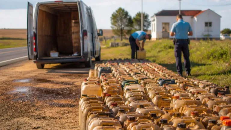 GNR apreende 3.750 litros de combustível em Castro Verde e identifica condutor espanhol