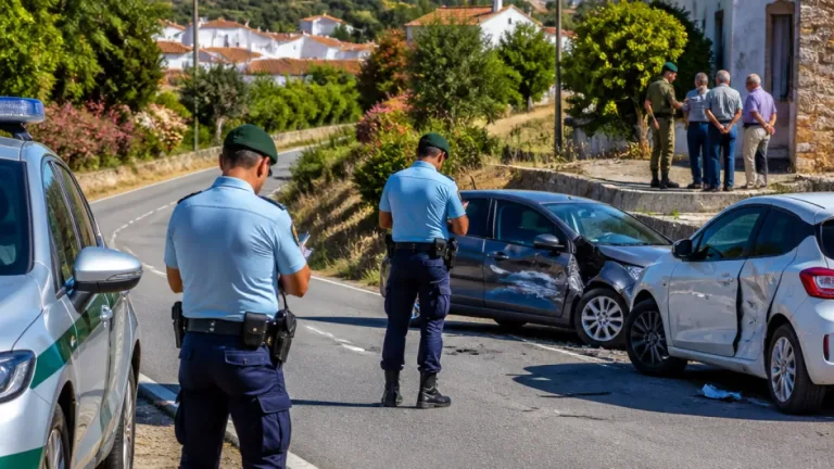 GNR de Portalegre relata oito detenções e 22 acidentes numa semana