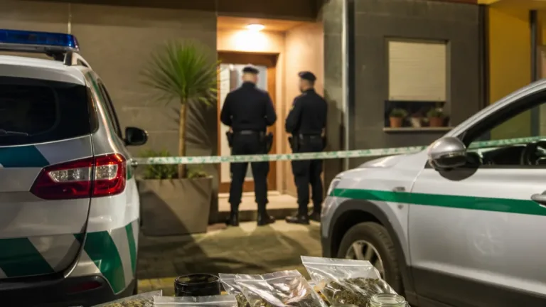 GNR detém dois em Castelo Branco e apreende mais de 800 g de canábis e outras substâncias