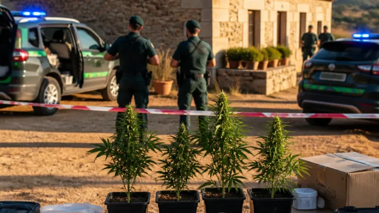 GNR detém dois por tráfico em Castelo Branco e apreende mais de 800 g de canábis