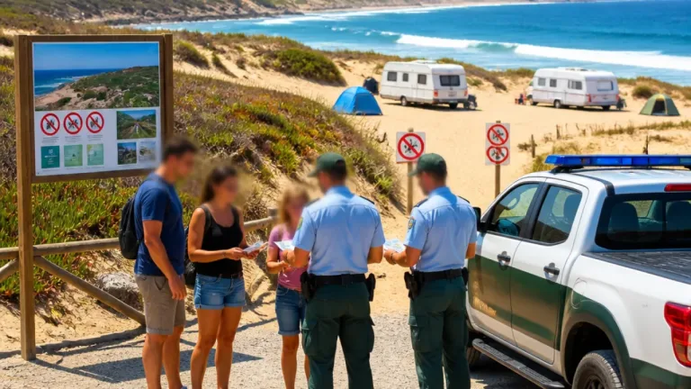 GNR intensifica ações contra campismo e caravanismo ilegal na Costa Alentejana