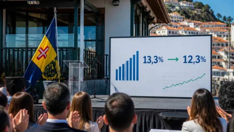 Governo Regional anuncia descida do IRC para 12,3% já no próximo ano