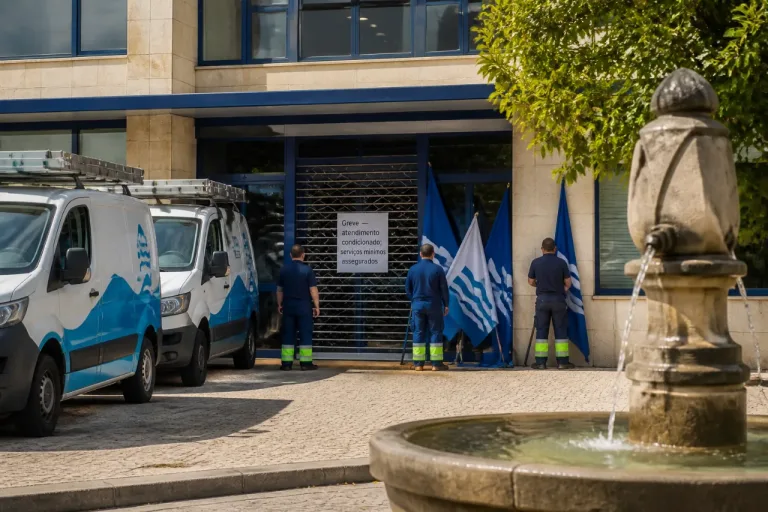 Greve na Indaqua condiciona serviços em Matosinhos; abastecimento mantém-se garantido