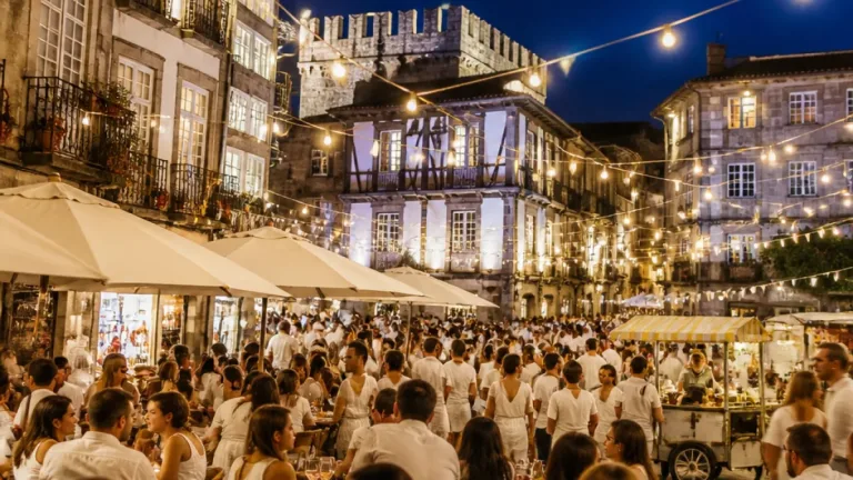 Guimarães regressa ao branco: centro histórico enchido no regresso do evento de verão