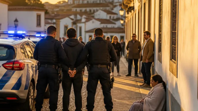 Homem de 37 anos fica em prisão preventiva após agredir companheira em Évora