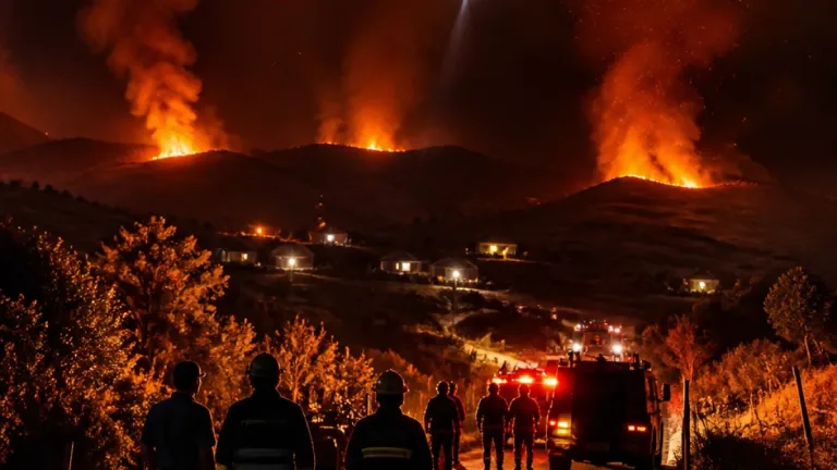 Incêndio com três frentes mobiliza meios e deixa autarcas preocupados na região da Guarda