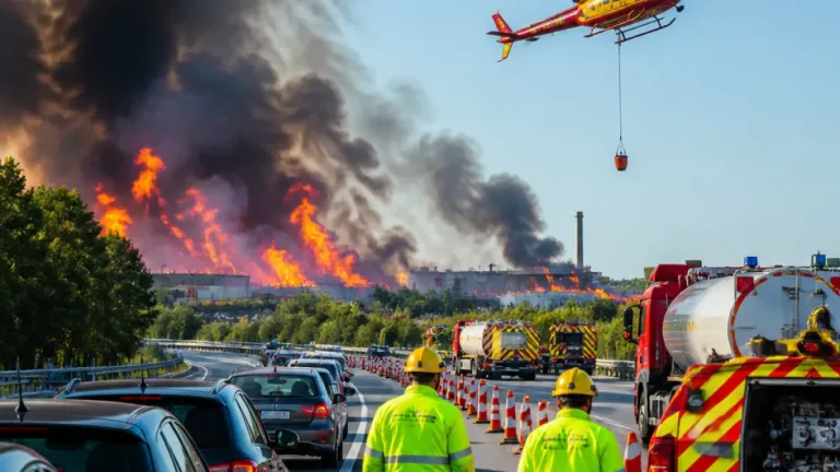Incêndio em Aveiro mobiliza mais de 200 operacionais e alarga-se a Oliveira do Bairro