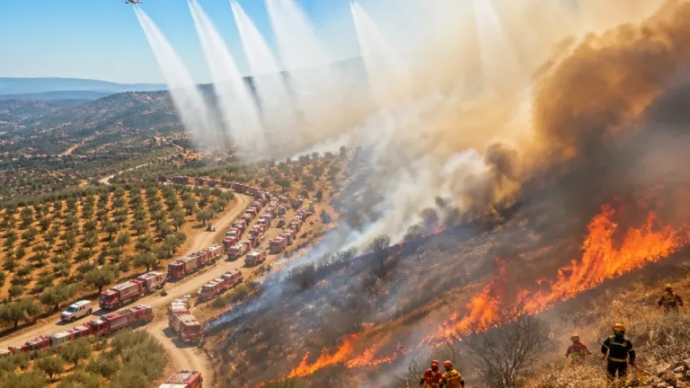 Incêndio em Carrazeda de Ansiães mobiliza 180 operacionais e preocupa devido ao vento