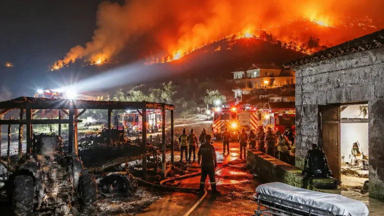 Incêndio em Chaves com duas frentes ativas mobiliza 177 operacionais