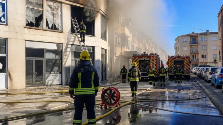 Incêndio em loja de Leça do Balio mobiliza bombeiros em Matosinhos