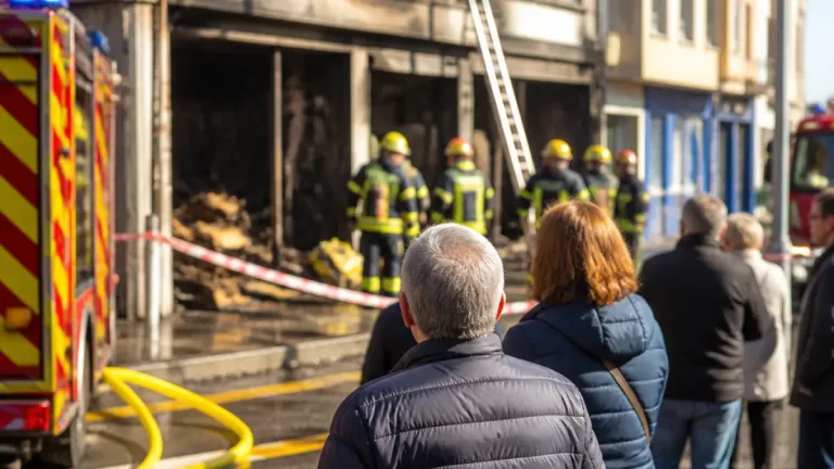 Incêndio em loja em Matosinhos reacende e deixa moradores temporariamente desalojados