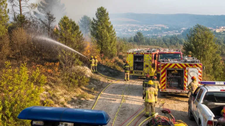 Incêndio em mato na Adémia mobiliza meios de emergência em Coimbra