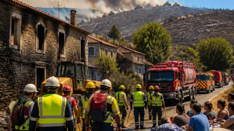 Incêndio em Mirandela força evacuação de aldeias e já causou danos em 21 habitações
