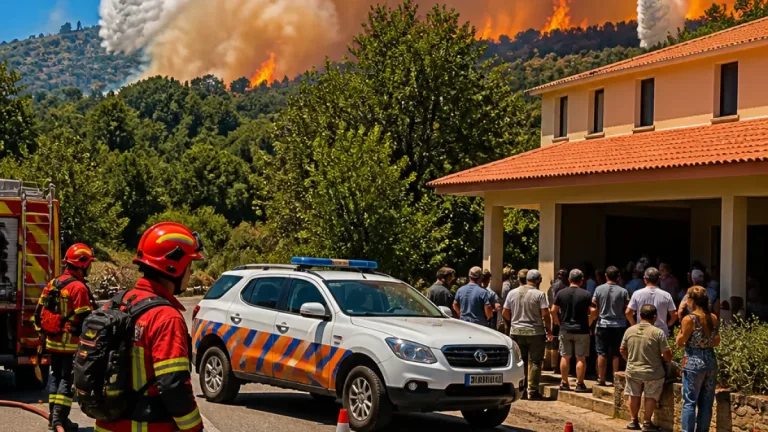 Incêndio em Mirandela força evacuação de duas aldeias e mobiliza centenas de operacionais