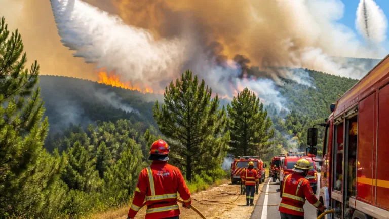 Incêndio em Paranhos mobiliza em força operações de combate em Seia