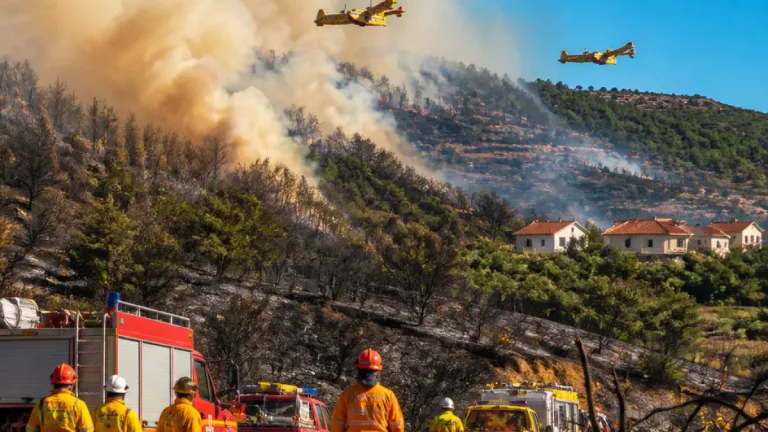 Incêndio em Póvoa de Cervães mobiliza meios em grande escala em Mangualde