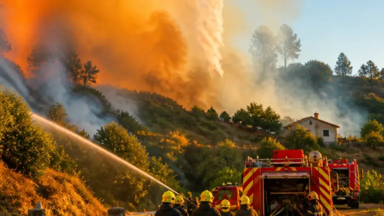 Incêndio em Rebordosa mobiliza 40 operacionais e meio aéreo em Paredes