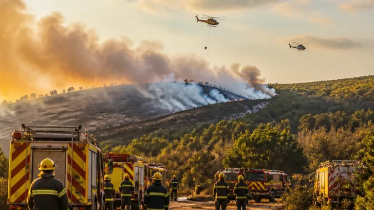 Incêndio em Vila Pouca de Aguiar com frente ativa está «praticamente dominado», dizem bombeiros