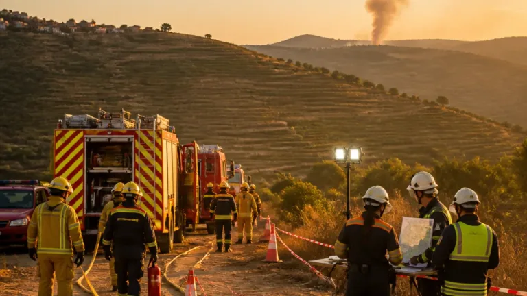 Incêndio em Vilar de Maçada mobiliza 309 operacionais e mantém-se em curso