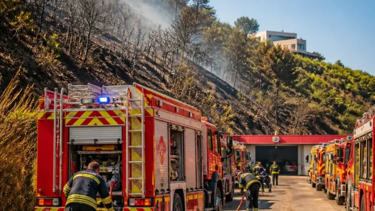 Incêndio na encosta do Poço do Gil em Machico dado como extinto durante a madrugada
