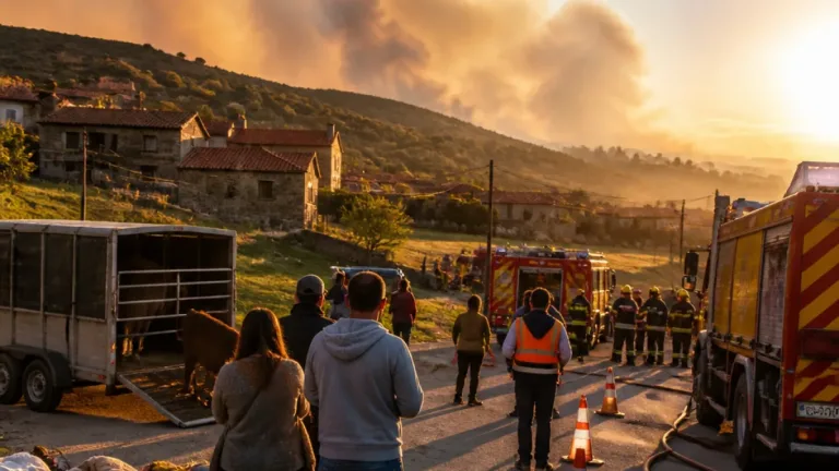 Incêndio que entrou em Mirandela leva à ativação do plano de emergência municipal