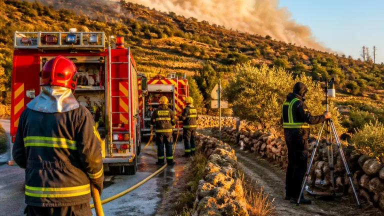 Incêndio rural em Santa Marinha mobiliza meios e vigia meteorológica em Seia
