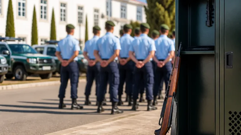 Incidente com disparos no Centro de Formação de Portalegre levanta questões sobre procedimentos e saúde mental