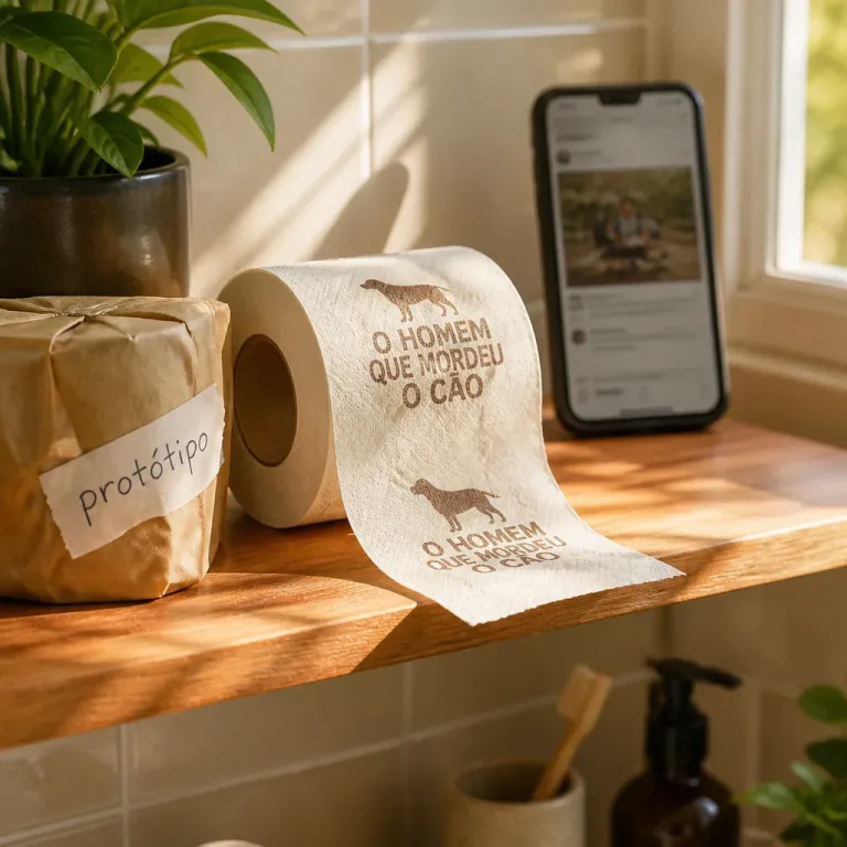 Nuno Markl encontra papel higiénico personalizado e propõe-o como merchandising