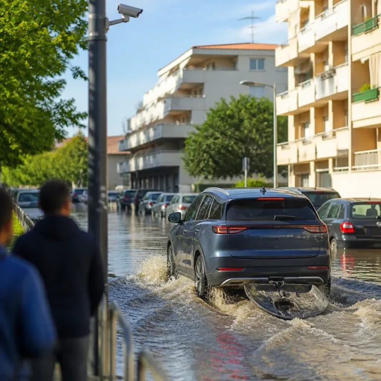 Conjunto do motor de SUV BYD arrastado em estrada inundada: fabricante explica causa