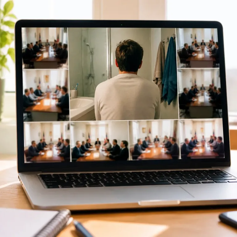 Vereadora participa em reunião oficial via Zoom… a partir de uma casa de banho