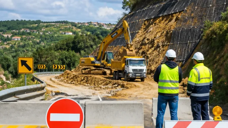 IP repôs 56 das 57 interrupções rodoviárias em Santarém após tempestade; EN243 continua cortada