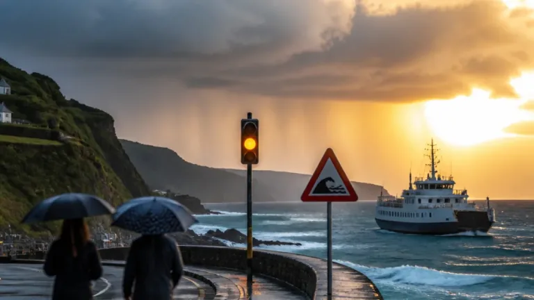 IPMA coloca grupos Oriental e Central dos Açores sob aviso amarelo por chuva intensa