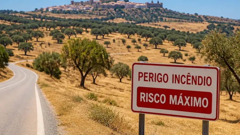 IPMA coloca três concelhos de Portalegre em perigo máximo de incêndio rural