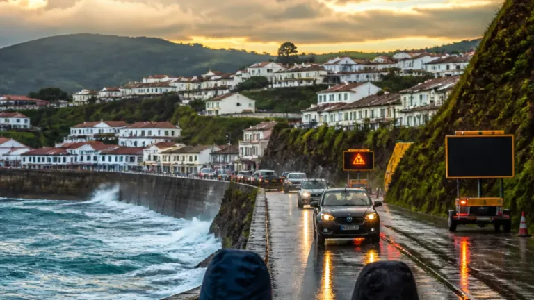 IPMA eleva alertas para laranja nos grupos Central e Oriental dos Açores devido a precipitação intensa
