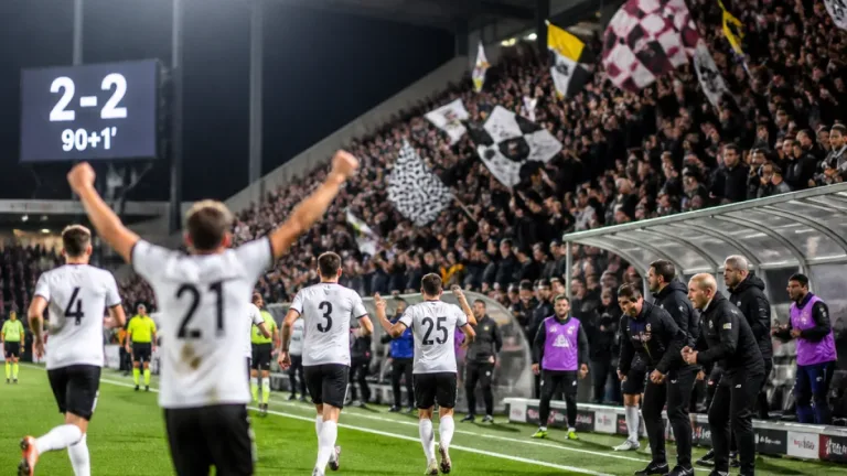 Já nos descontos, Moreirense arrecada empate com o Sp. Braga na estreia da I Liga