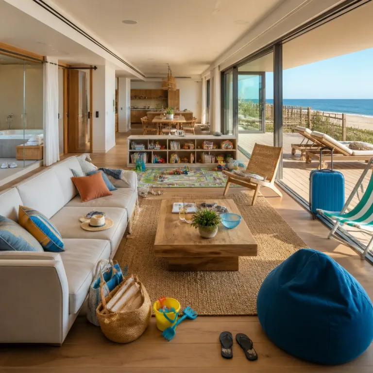 Casa de praia reformada privilegia convivência familiar e vista direta para o mar