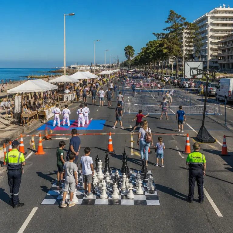 Rua da Família transforma Avenida da Praia em espaço de lazer e desporto neste domingo (19)