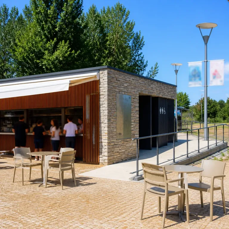 Parque de Lazer de Raimonda com novo bar e instalações sanitárias para apoiar eventos e população