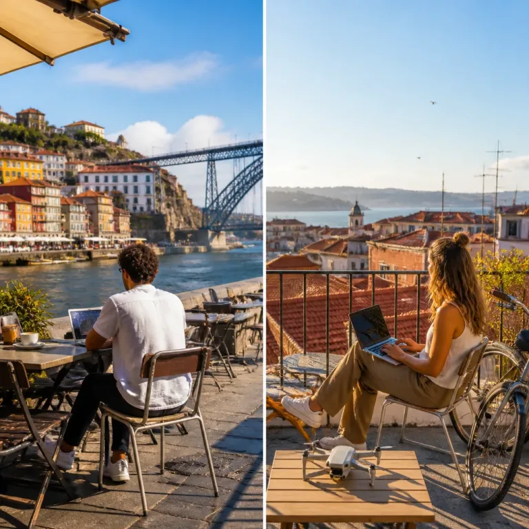Porto e Lisboa entre os melhores destinos globais para conciliar trabalho remoto e lazer