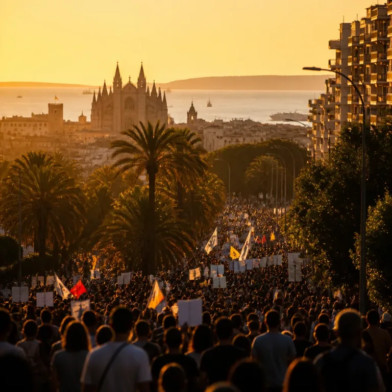 Palma de Maiorca: dezenas de milhares exigem redução do turismo e defendem «mais vida»
