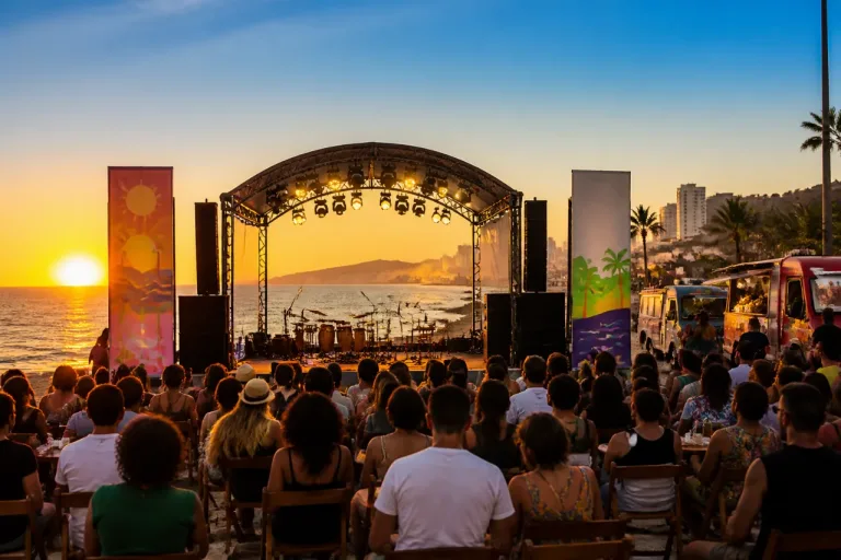 Samba gratuito na praia: Prainha Via Costeira recebe edição do Pé no Samba com Quinteto S.A.