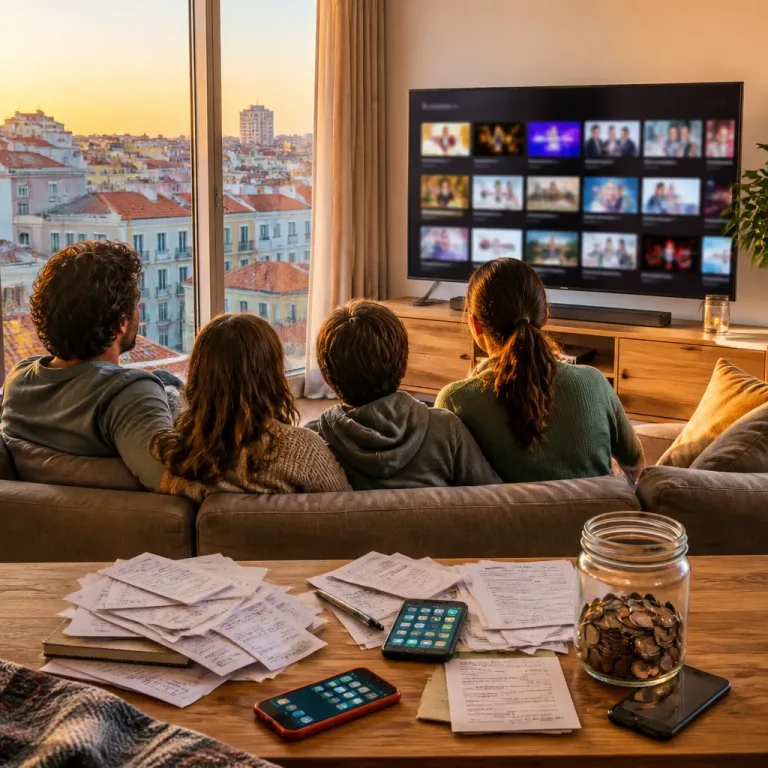 Famílias portuguesas pressionadas: assinaturas de streaming consomem fatia crescente do orçamento